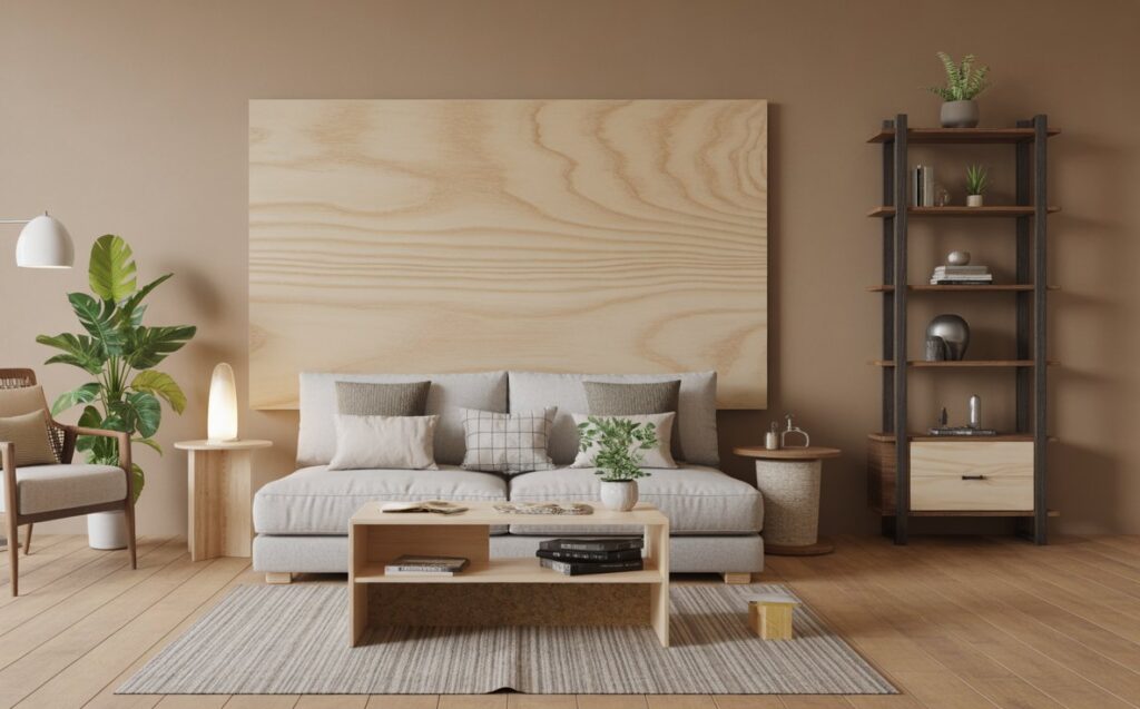plywood interior decor