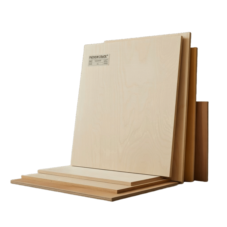 premium plywood stack